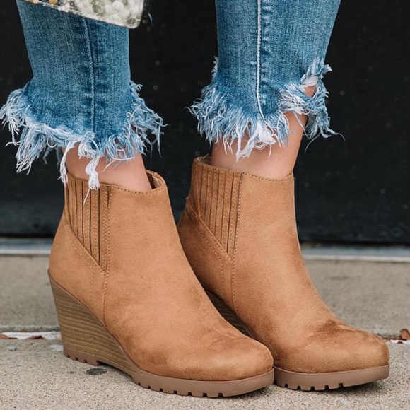 Soda | Shoes | Soda Pesto Wedge Ankle 